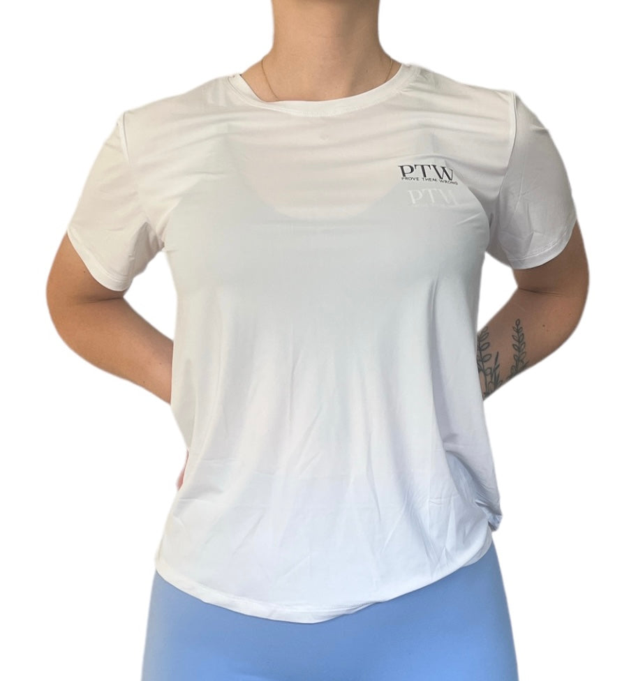 Yoga T-Shirt Hvid